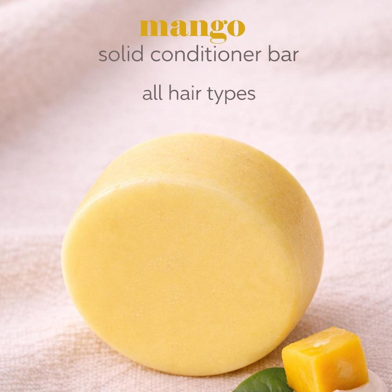 Mango solid conditioner bar
